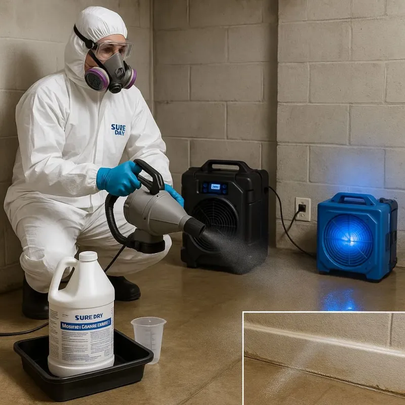 Sanitization and Odor Removal process in Mokena, IL
