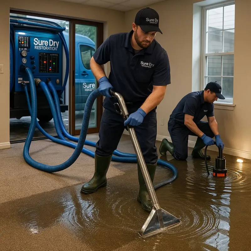 Water Extraction and Removal process in Mokena, IL